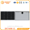 painel solar factrory atacado 12v 40w com tomada de bateria integrada